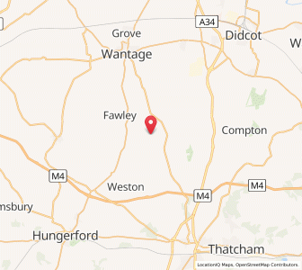 Map of Brightwalton, EnglandEngland