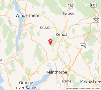 Map of Brigsteer, EnglandEngland