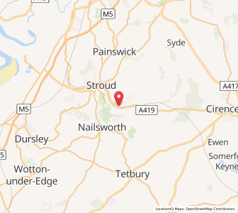 Map of Brimscombe, EnglandEngland
