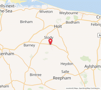 Map of Briston, EnglandEngland