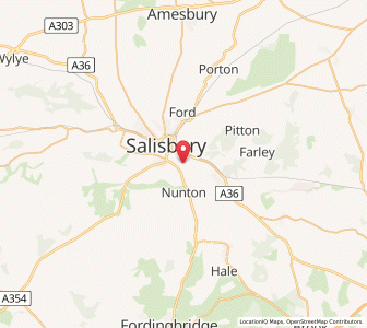 Map of Britford, EnglandEngland