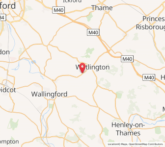 Map of Britwell Salome, EnglandEngland