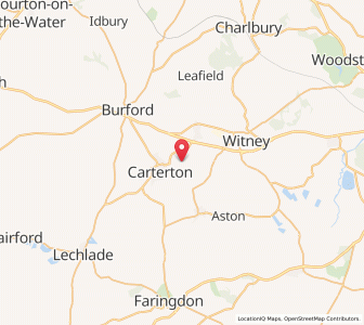 Map of Brize Norton, EnglandEngland