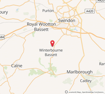Map of Broad Hinton, EnglandEngland