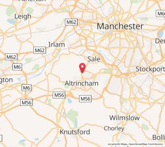 Map of Broadheath, EnglandEngland