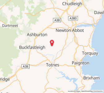 Map of Broadhempston, EnglandEngland