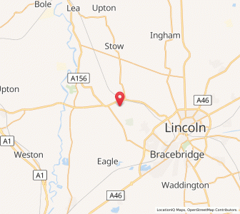 Map of Broadholme, EnglandEngland