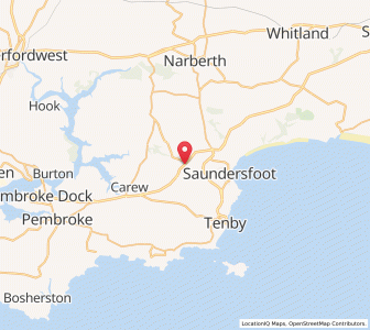 Map of Broadmoor, WalesWales