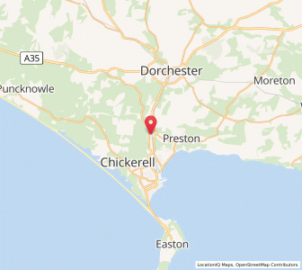Map of Broadwey, EnglandEngland