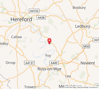 Map of Brockhampton, EnglandEngland