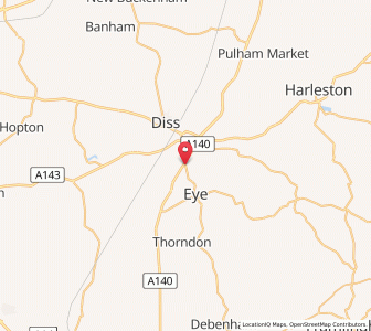 Map of Brome, EnglandEngland