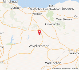 Map of Brompton Ralph, EnglandEngland