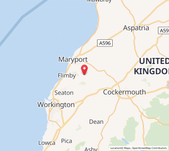 Map of Broughton Moor, EnglandEngland
