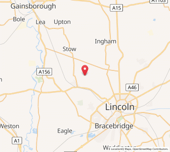 Map of Broxholme, EnglandEngland