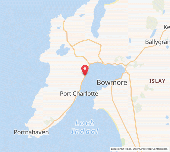 Map of Bruichladdich, ScotlandScotland