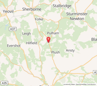 Map of Buckland Newton, EnglandEngland