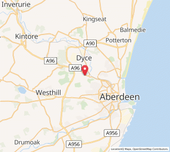 Map of Bucksburn, ScotlandScotland