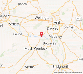 Map of Buildwas, EnglandEngland