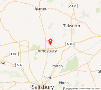 Map of Bulford, EnglandEngland