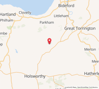 Map of Bulkworthy, EnglandEngland