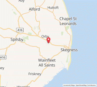 Map of Burgh le Marsh, EnglandEngland