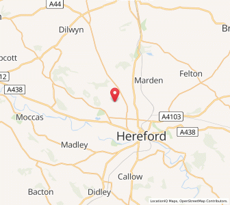 Map of Burghill, EnglandEngland