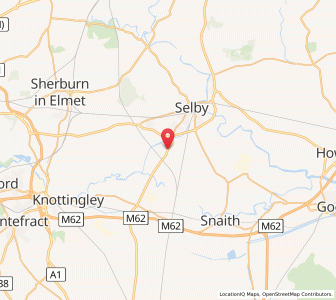 Map of Burn, EnglandEngland