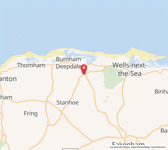 Map of Burnham Market, EnglandEngland