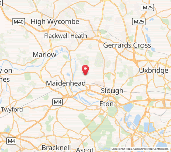 Map of Burnham, EnglandEngland