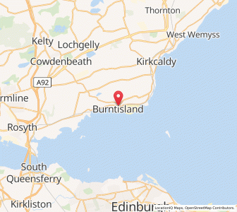 Map of Burntisland, ScotlandScotland