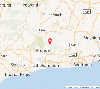 Map of Burpham, EnglandEngland