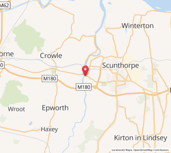 Map of Burringham, EnglandEngland