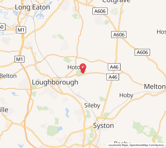 Map of Burton on the Wolds, EnglandEngland