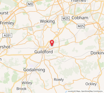 Map of Bushy Hill, EnglandEngland