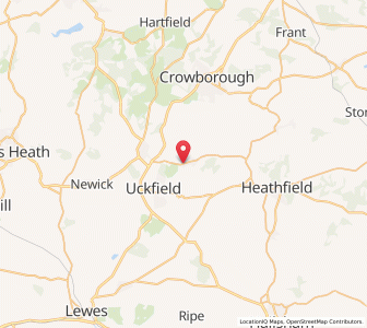 Map of Buxted, EnglandEngland
