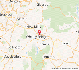 Map of Buxworth, EnglandEngland