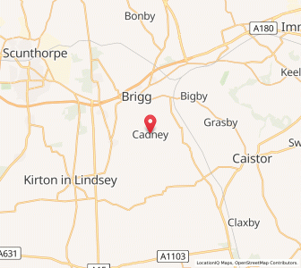 Map of Cadney, EnglandEngland