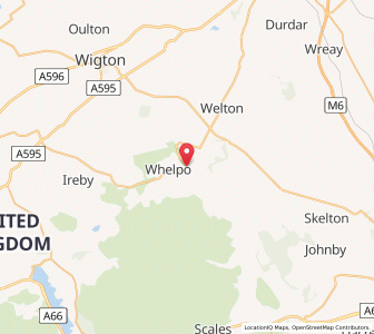 Map of Caldbeck, EnglandEngland