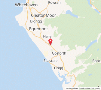 Map of Calder Bridge, EnglandEngland