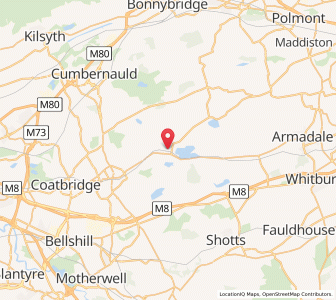 Map of Caldercruix, ScotlandScotland