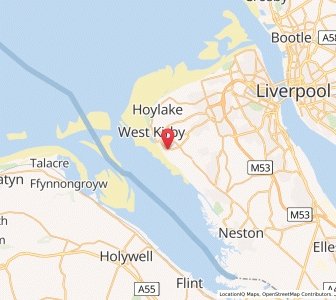 Map of Caldy, EnglandEngland
