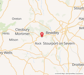 Map of Callow Hill, EnglandEngland