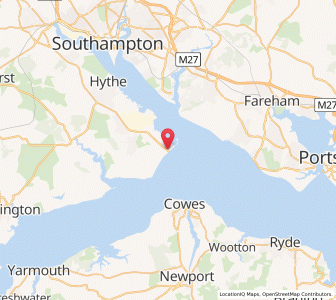 Map of Calshot, EnglandEngland