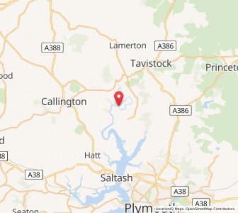 Map of Calstock, EnglandEngland