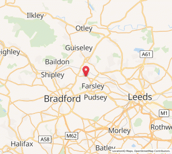 Map of Calverley, EnglandEngland