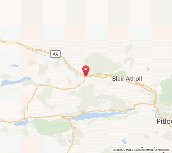 Map of Calvine, ScotlandScotland