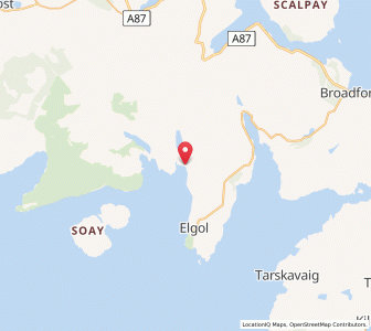 Map of Camasunary, ScotlandScotland