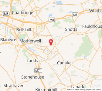 Map of Cambusnethan, ScotlandScotland