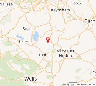 Map of Cameley, EnglandEngland