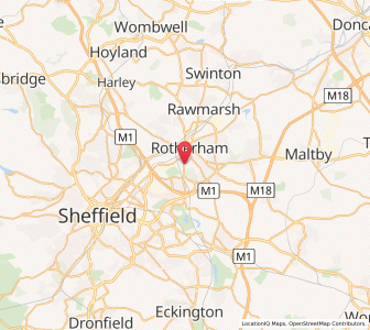 Map of Canklow, EnglandEngland